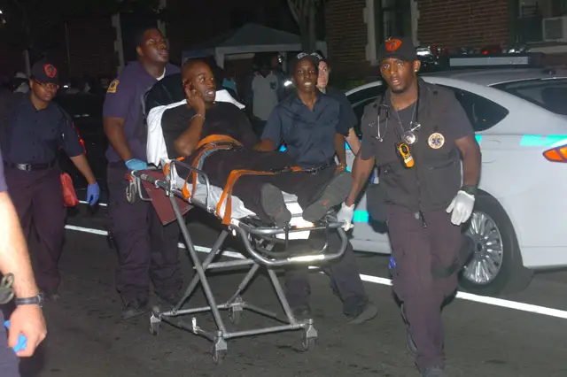 One of the shooting victims in Crown Heights